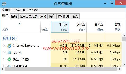 windows10怎样打开任务管理器（win10系统怎样打开任务管理器）