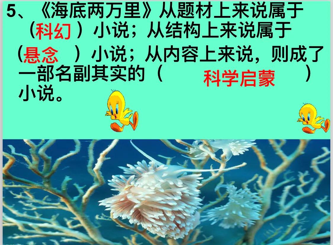 《海底两万里》名著简介（《海底两万里》名著导读笔记）