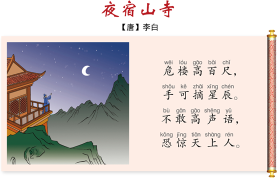 古诗词夜宿山寺的意思（夜宿山寺翻译）