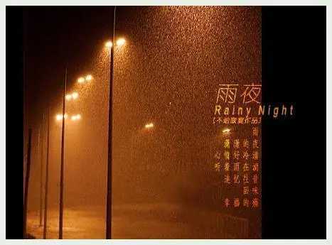 夏天的雨夜散文（夏夜的雨抒情散文）