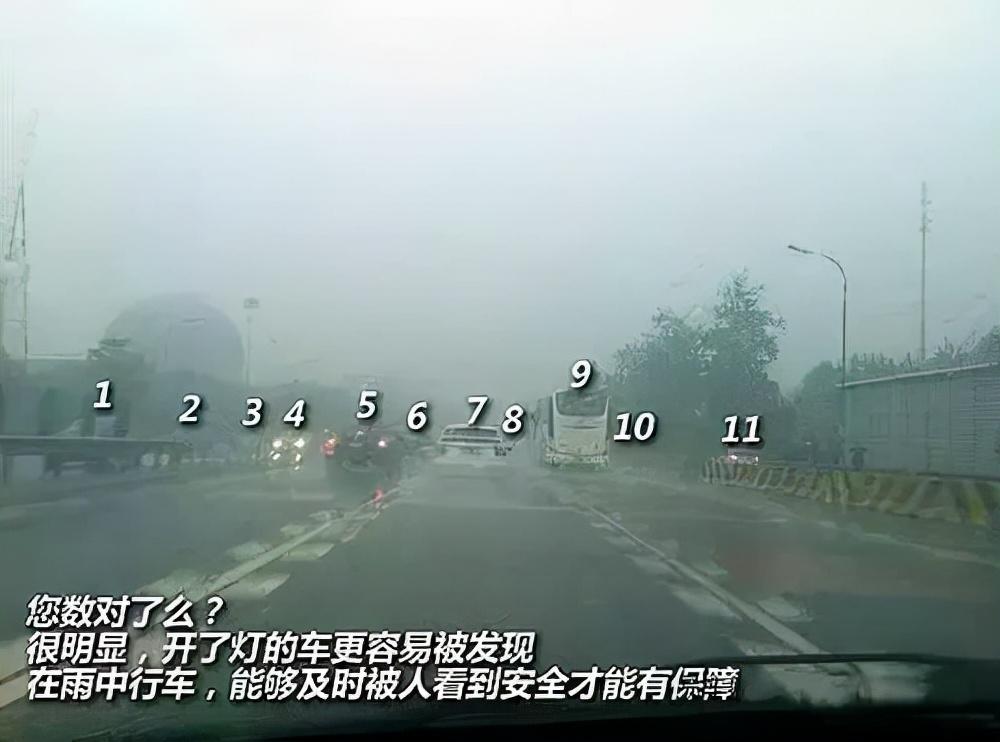 高速公路大雨能见度低,开双闪对吗（下雨天行车要开双闪吗）