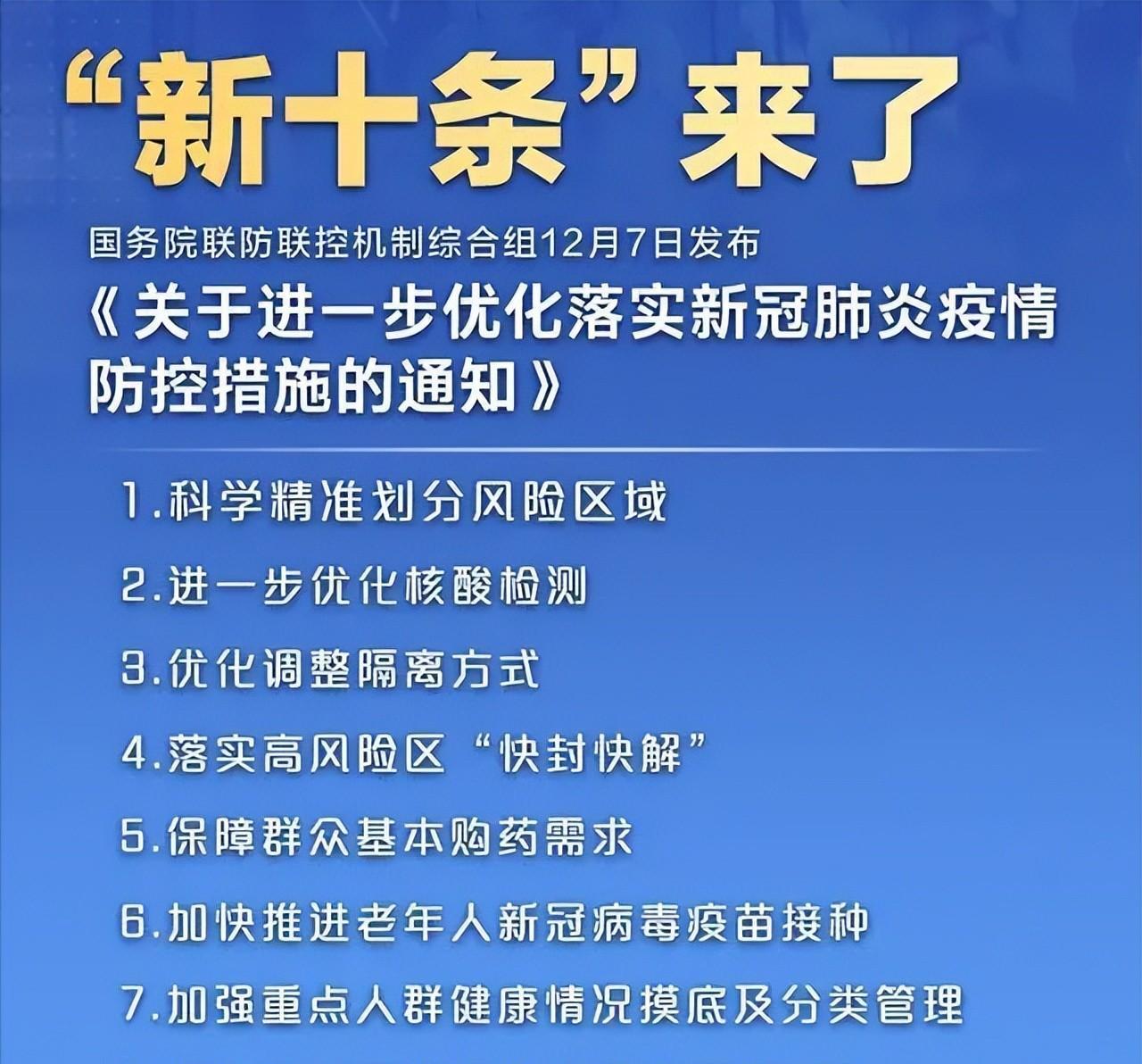 官方进一步优化防疫新十条（疫情防控新十条）