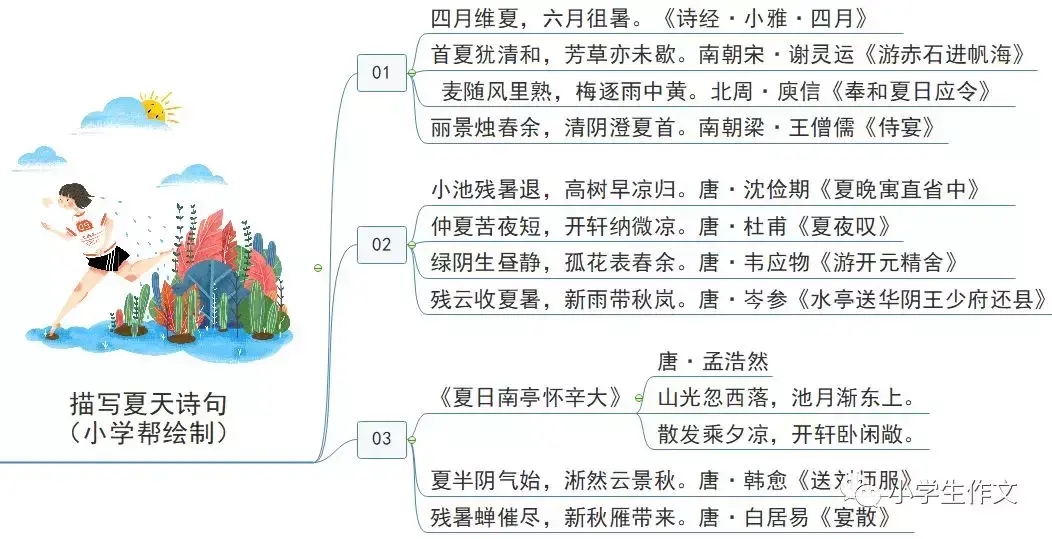 积累关于夏天的好词好句（关于描写夏天的好词好句好段）