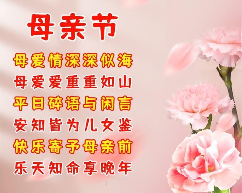 祝天下妈妈母亲节快乐的祝福语（母亲节美好的祝福语）