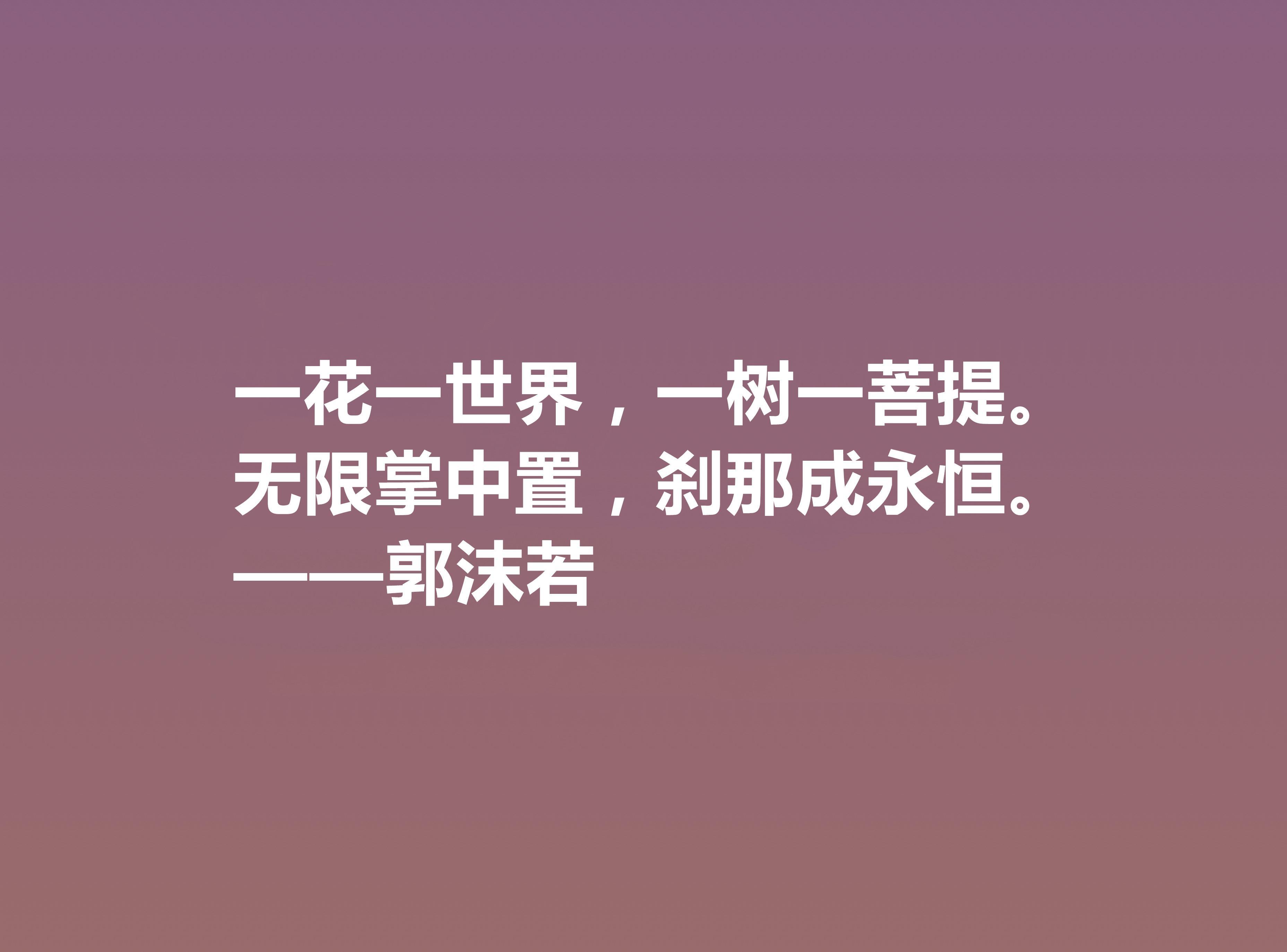 郭沫若诗句名言（郭沫若名言佳句）