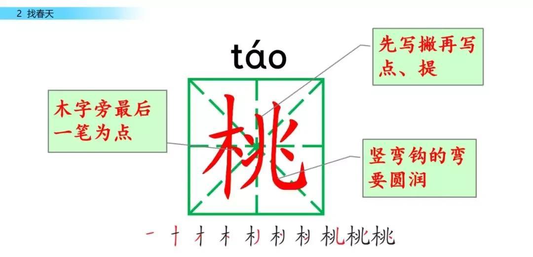 二年级语文下册《找春天》教案（找春天 课后题练习）