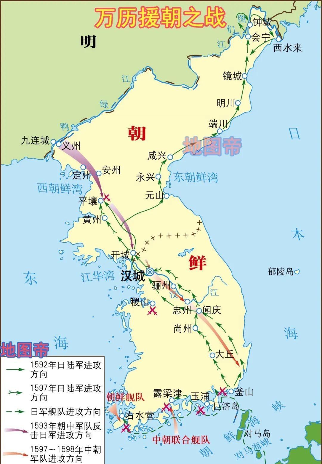 日本韩国的历史地位如何？依附中国存在