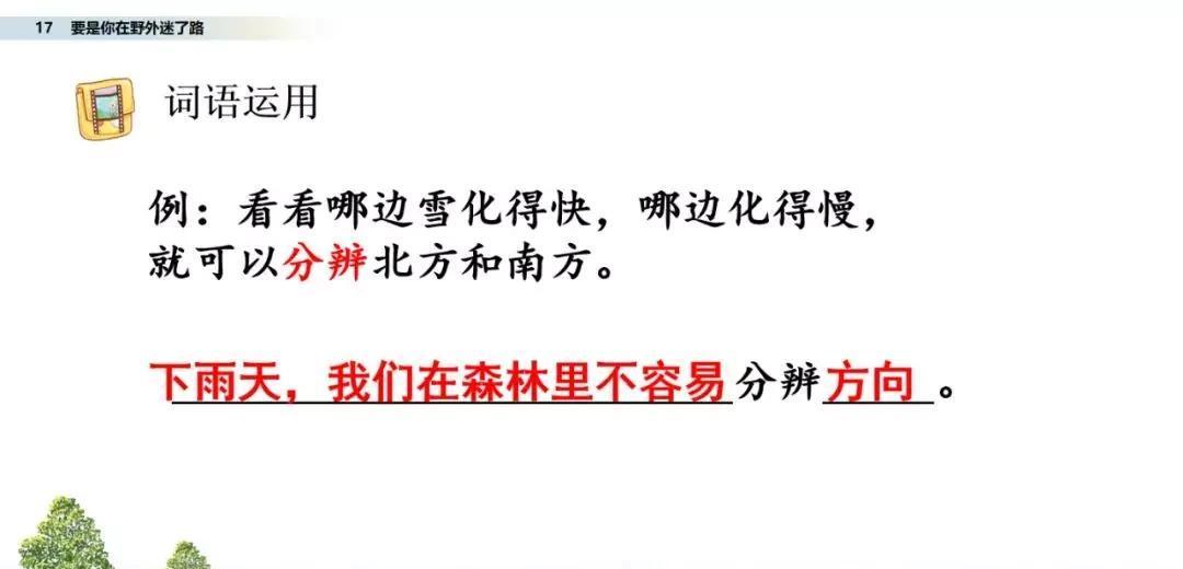 要是你在野外迷了路图文讲解（要是你在野外迷了路阅读题）