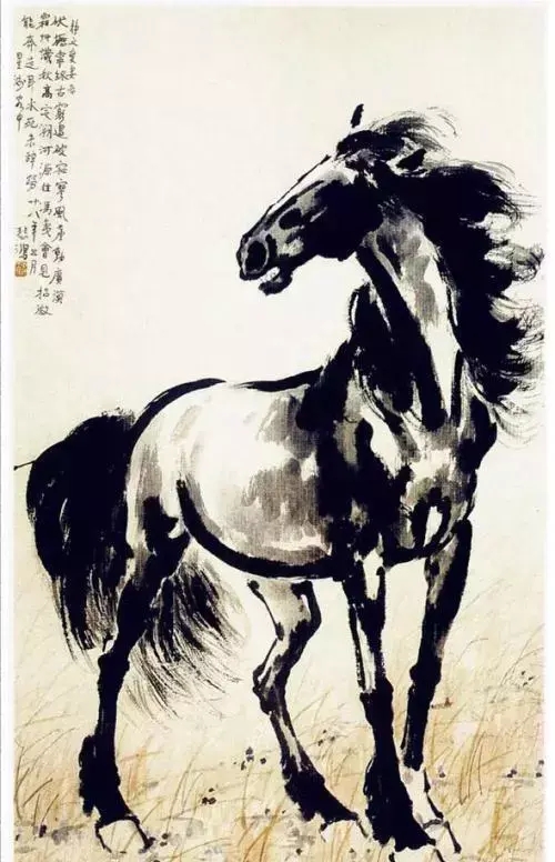 徐悲鸿画马的特点是什么（徐悲鸿画马的厉害之处在于）