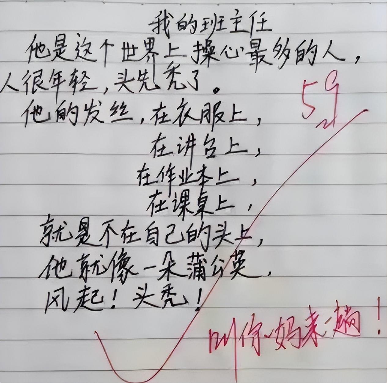 小学生作文《我的班主任》200字