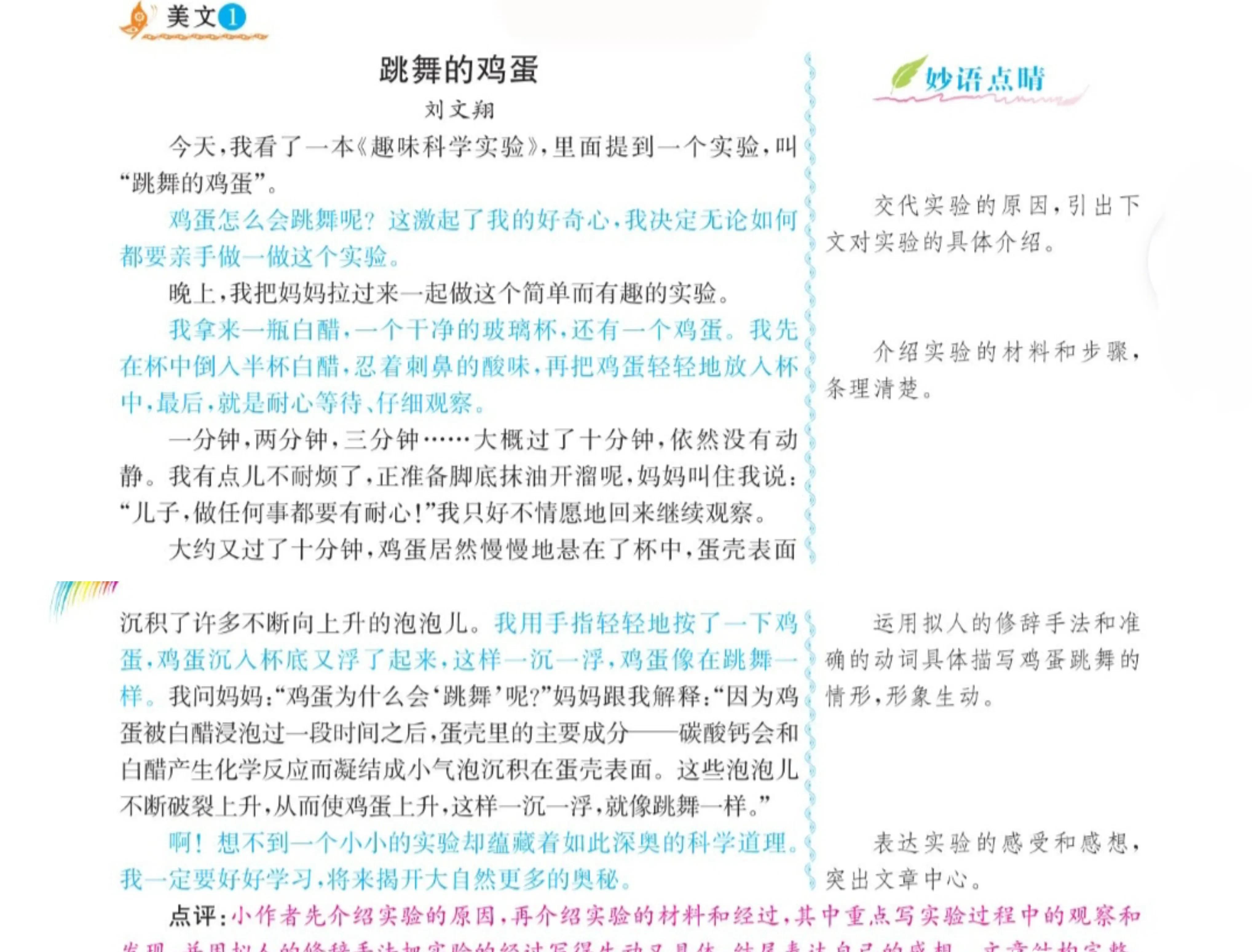 三年级语文下册我做了一项小实验范文（《我做了一项小实验》作文怎么写）