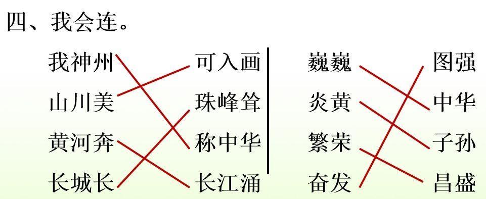 二年级语文下册神州谣课文讲解