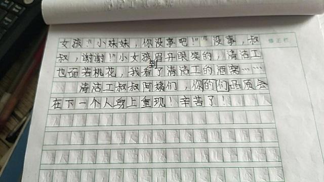 清洁工真辛苦作文500字