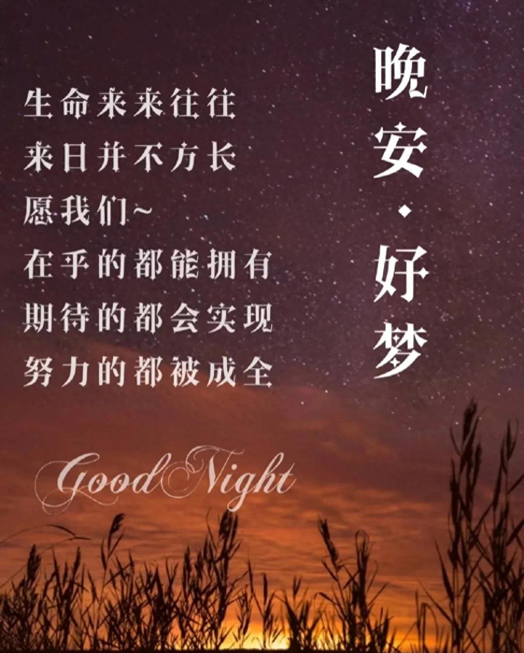 夜已深,晚安的说说