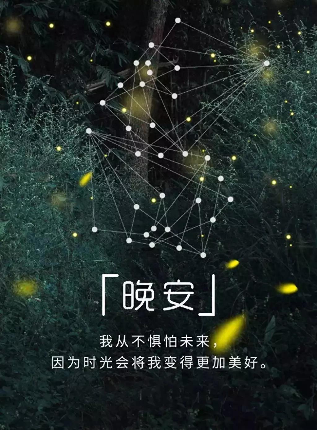 睡前一句晚安的暖心话