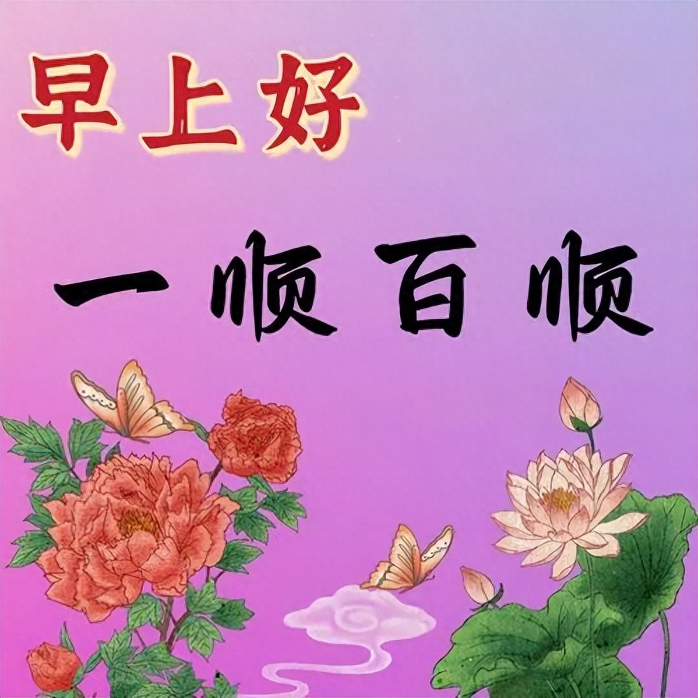 今天早上好的问候美句