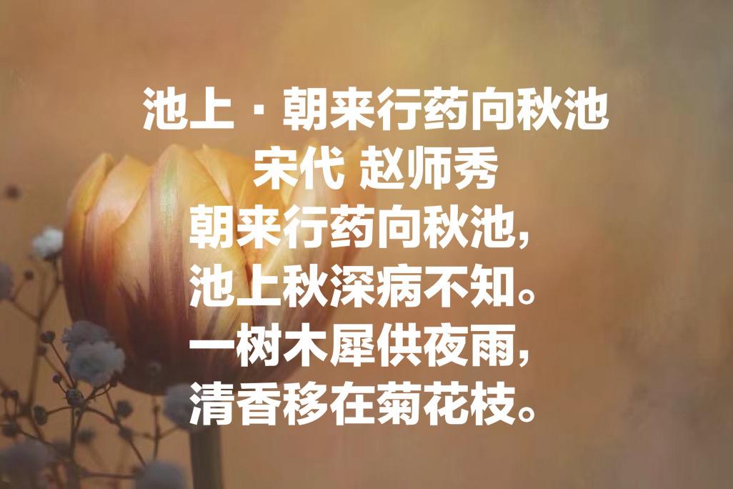 赵师秀最有名的十首诗