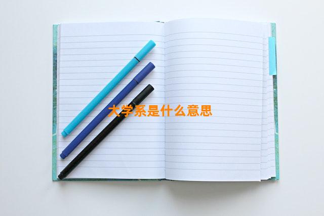 大学系是什么意思