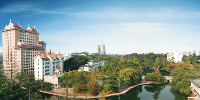 广西民族大学相思湖如何