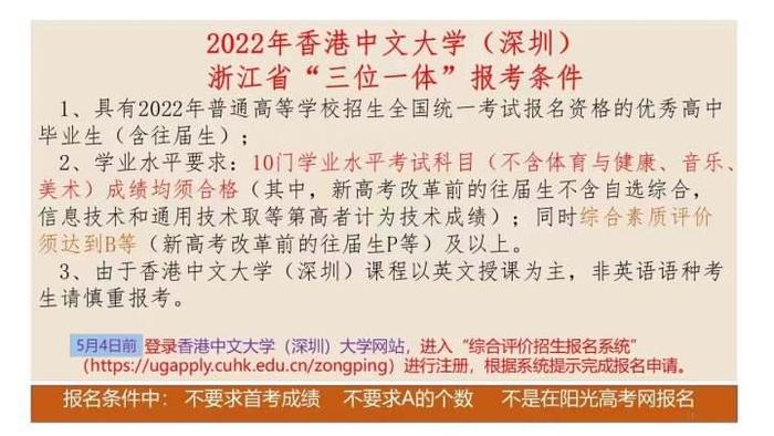 香港中文大学如何报名