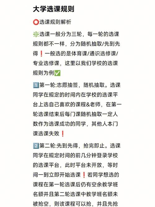 抽签选课什么原理