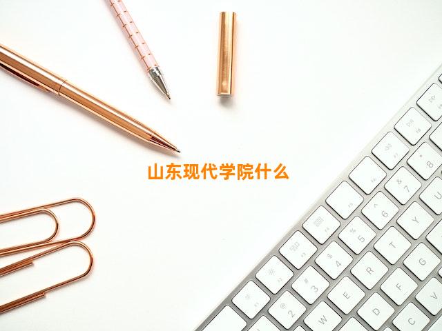 山东现代学院什么