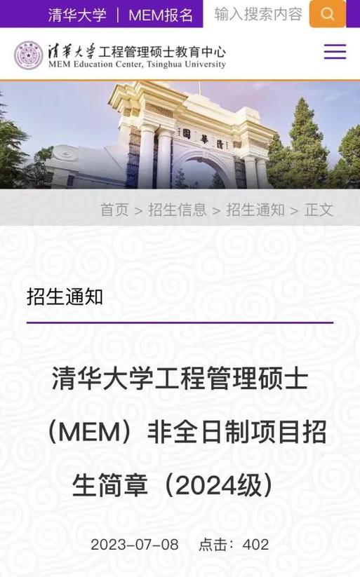 清华mem什么系