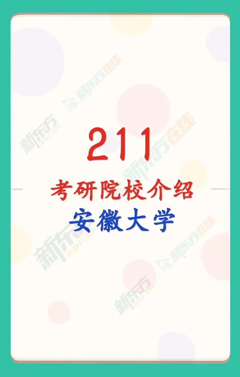 211安徽什么大学