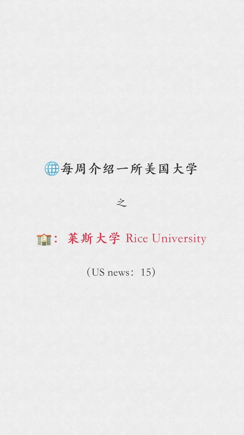 美国莱斯大学怎么样