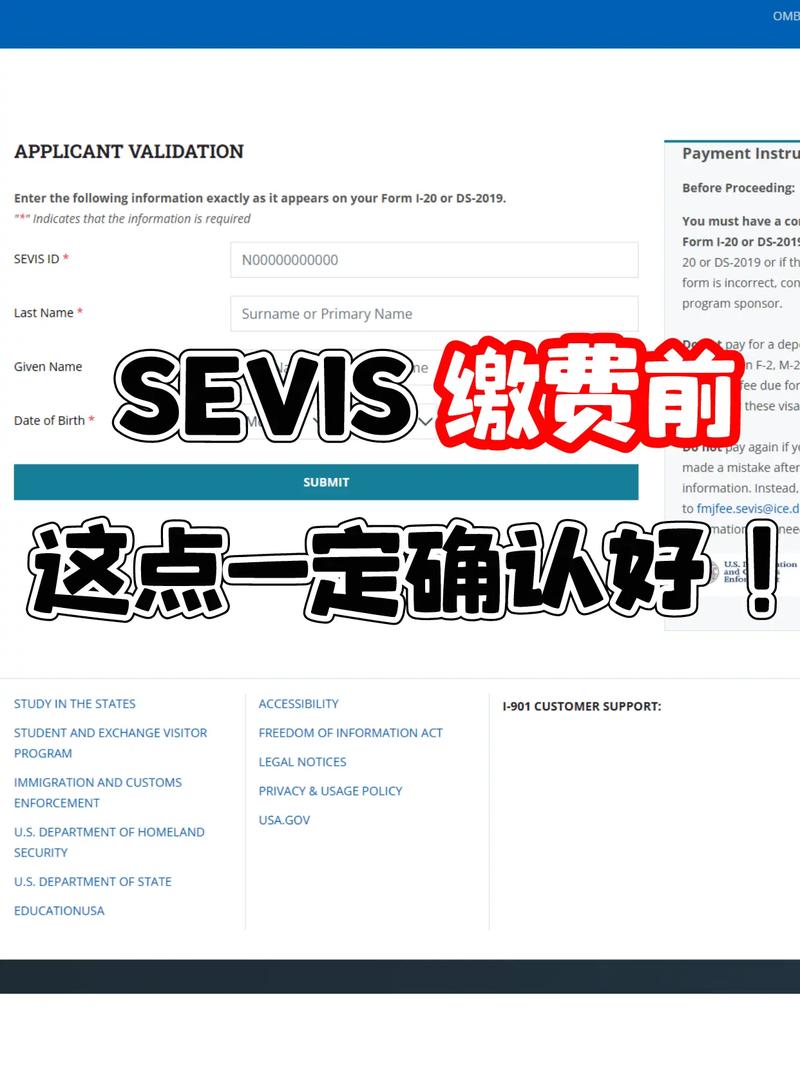 怎么交sevis fee