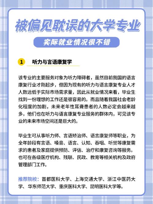 语言康复系有哪些大学