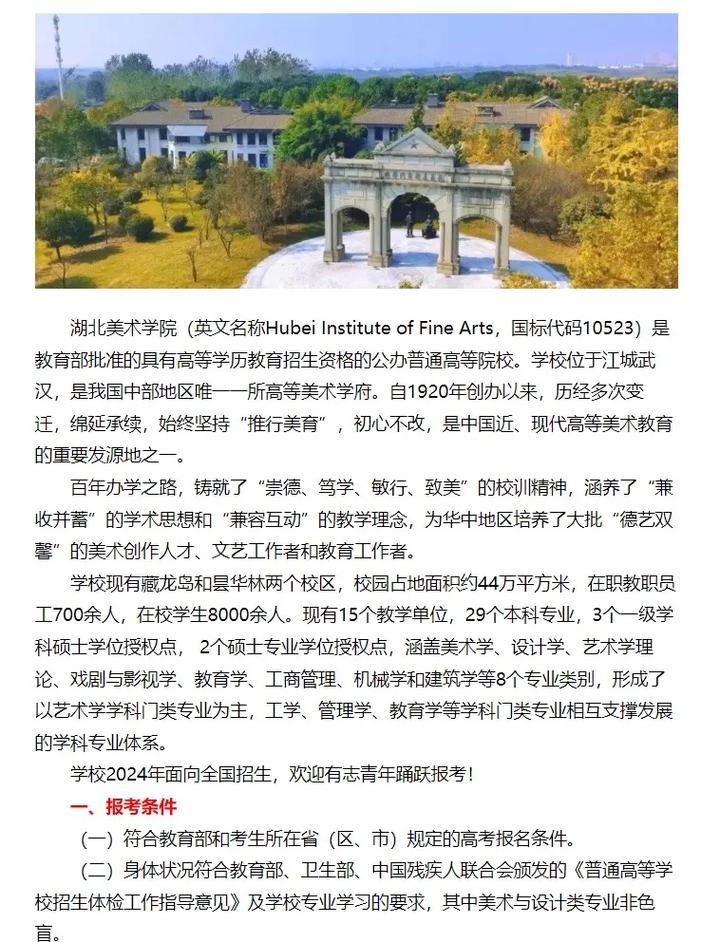 湖北美院学科有哪些