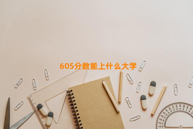 605分数能上什么大学