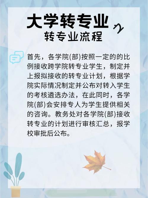 大学转专业需要什么手续