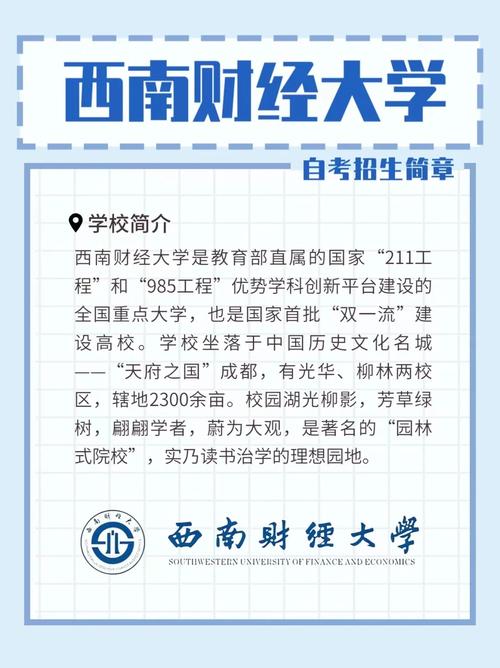 西南财经大学有什么系