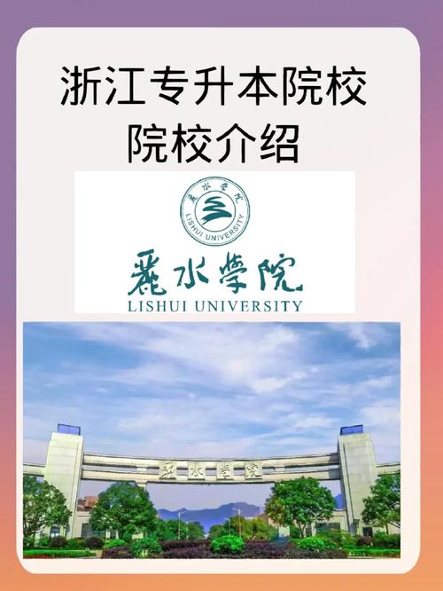 丽水哪些大学可以直接去读