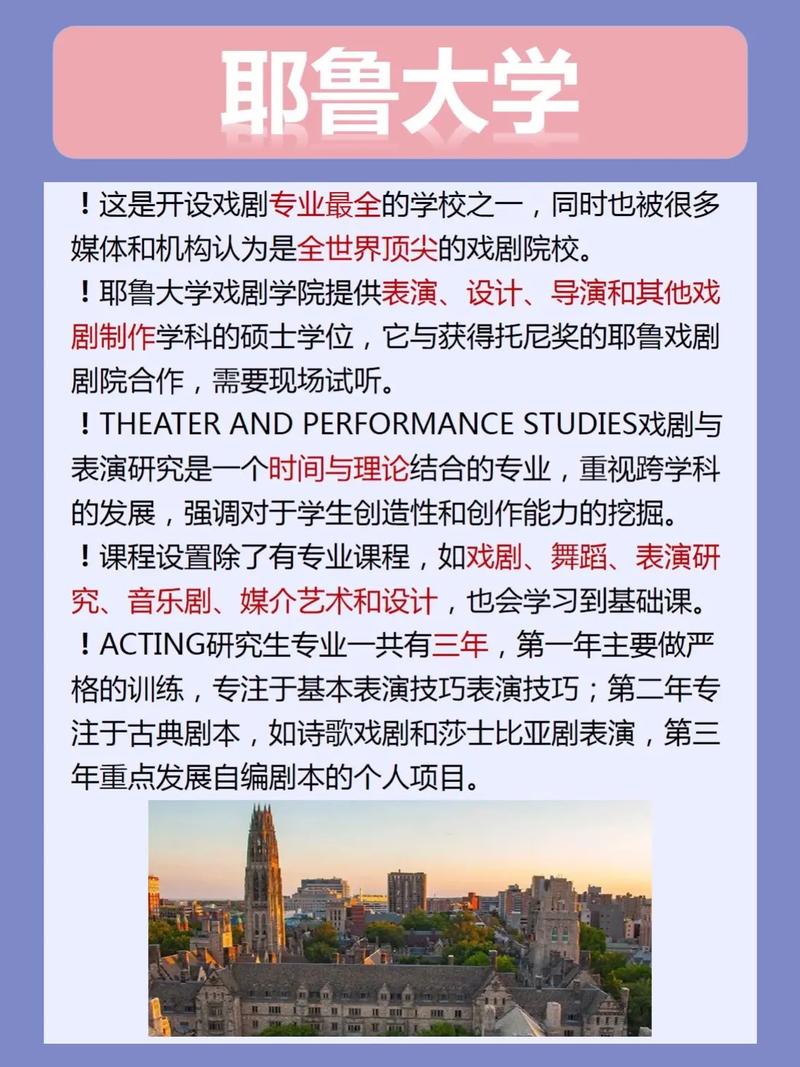 表演表大学有哪些