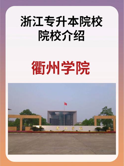 衢州有哪些学校大学