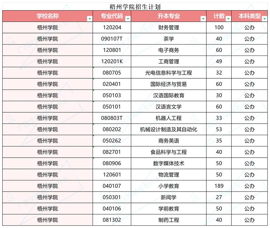 南宁升到本科的学校有哪些