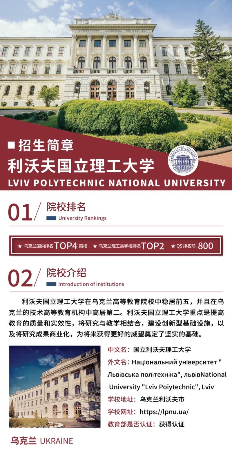 乌克兰哪些大学好