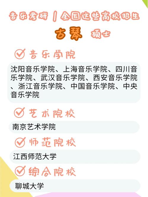 哪些大学有乐器专业