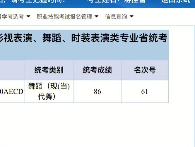 怎么查舞蹈成绩查询