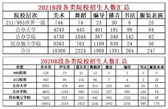 2020艺术类大学有哪些