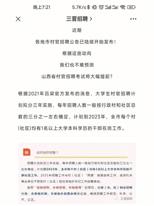 河南村官什么时候报名