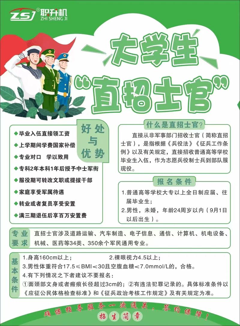 大学生怎么直招士官