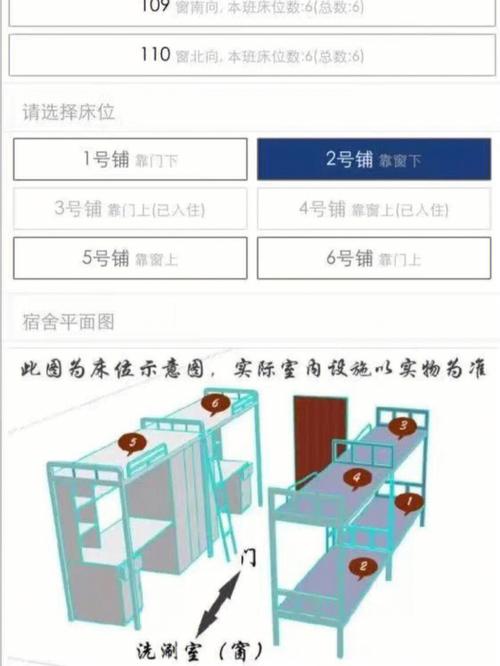 烟台大学宿舍怎么分床位