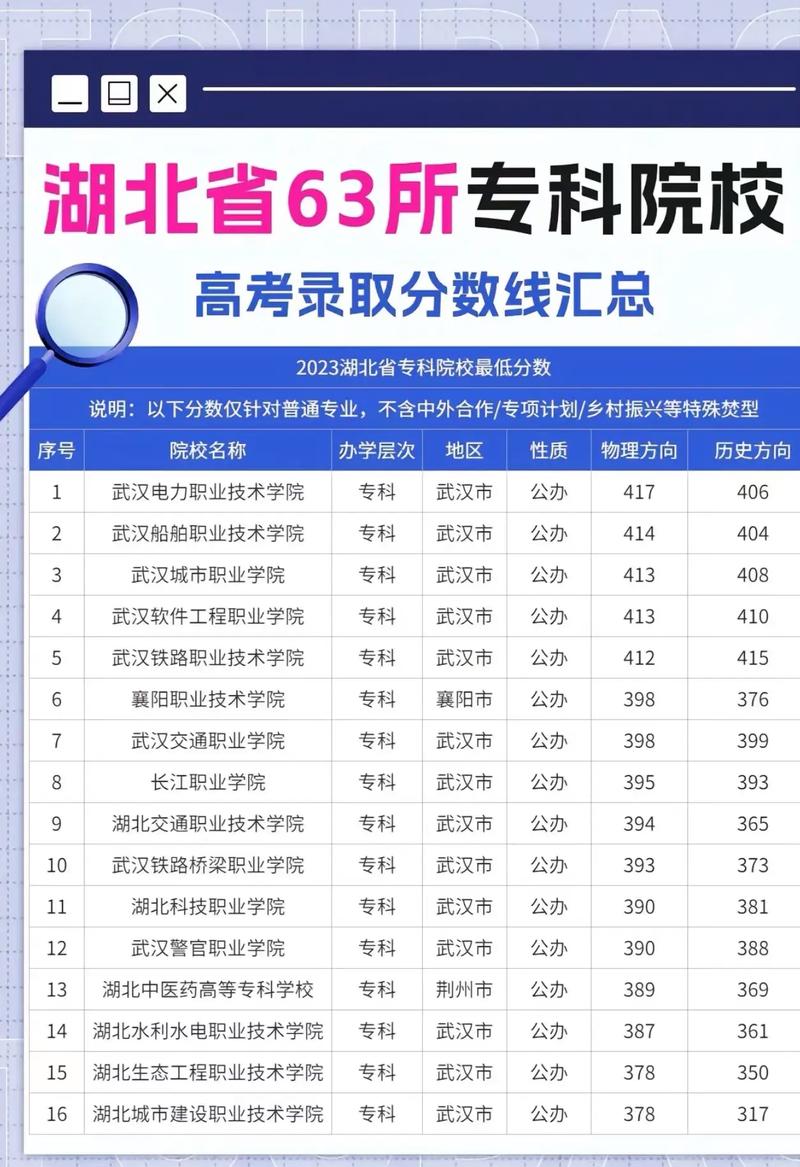 湖北省低分大学有哪些