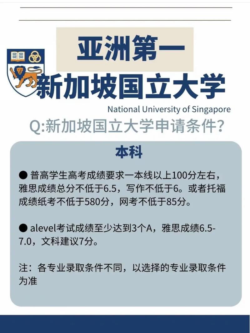 新加坡大学怎么申请条件