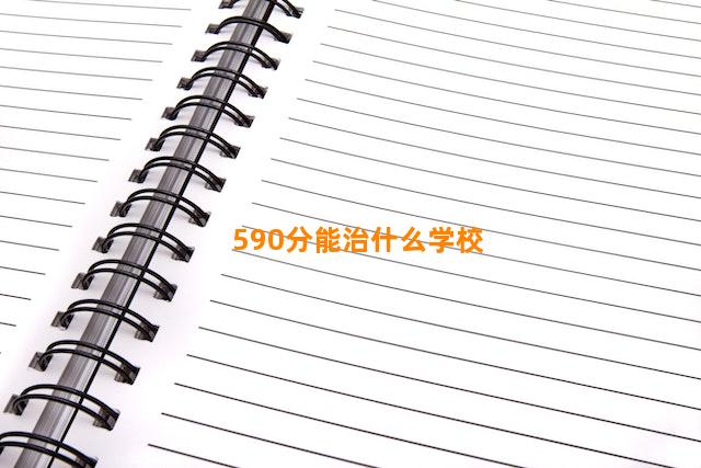 590分能治什么学校