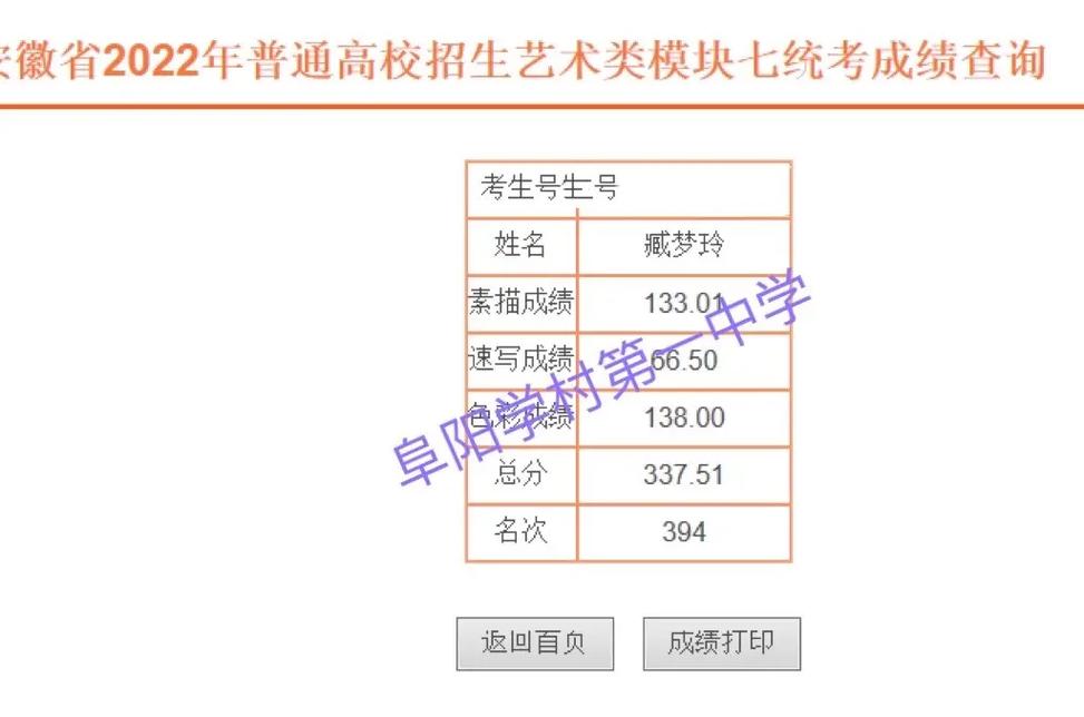 艺术校考成绩怎么查询